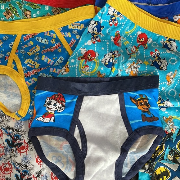 12 pair boys 6 underwear and boxer briefs nwot 3 brief 9 boxer brief new Sonic - Picture 4 of 4